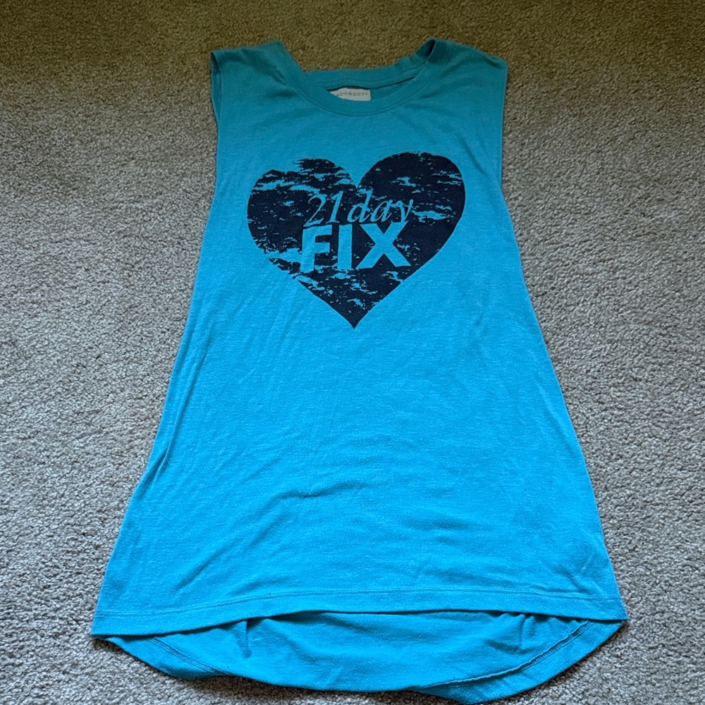Beachbody Teal Workout Tank Top